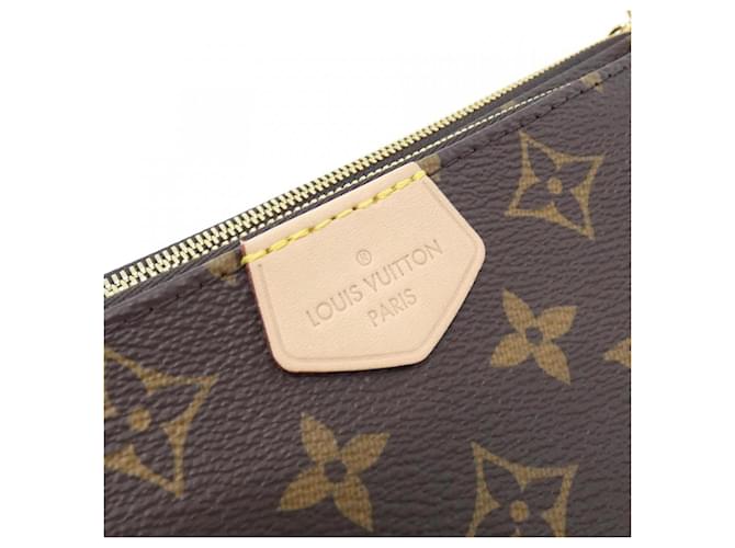 Louis Vuitton Monogram Multi Pochette Accessoires Marrone Cachi - vista 4