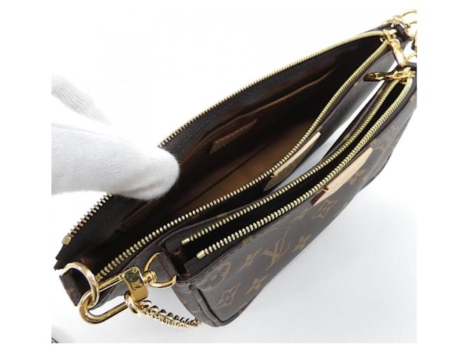 Louis Vuitton Monogram Multi Pochette Accessoires Marrone Cachi - vista 6