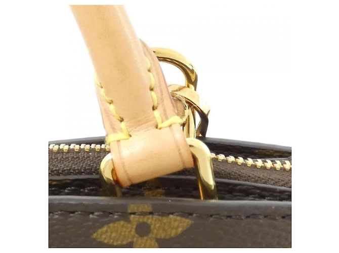 Borsa Louis Vuitton Monogram Petit Palais PM Marrone - vista 7