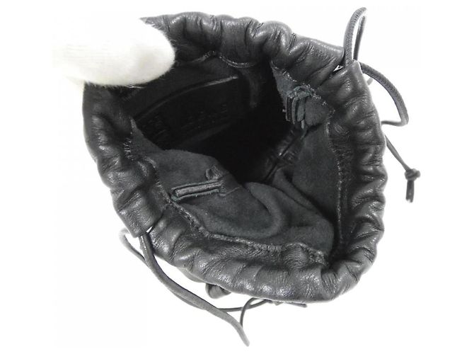 Borsa a tracolla in pelle di vitello nera Loewe A630Z45X02 Nero - vista 9