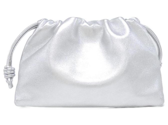 Borsa a mano Loewe Flamenco Purse Medium Argento - vista 2