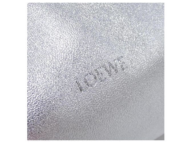 Borsa a mano Loewe Flamenco Purse Medium Argento - vista 4