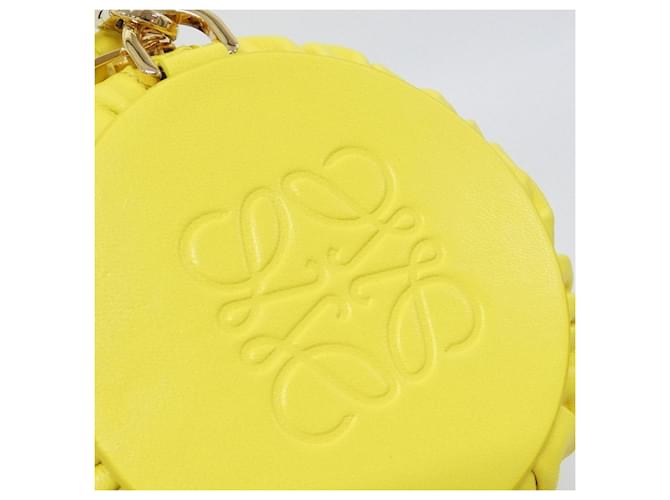 Pochette in pelle gialla Loewe Giallo - vista 3