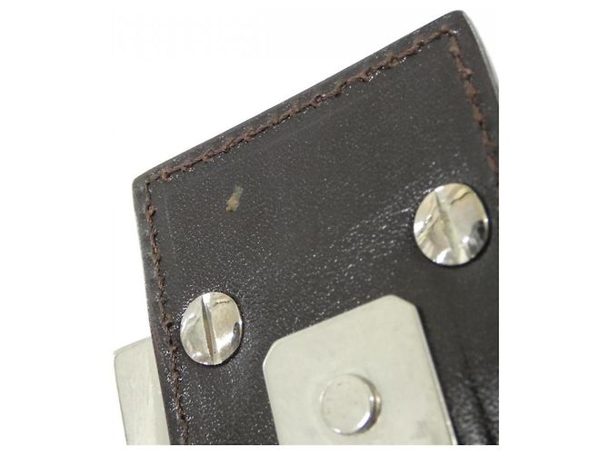 Fendi 26673 Handtasche aus Canvas mit Silberhardware - Ansicht 10