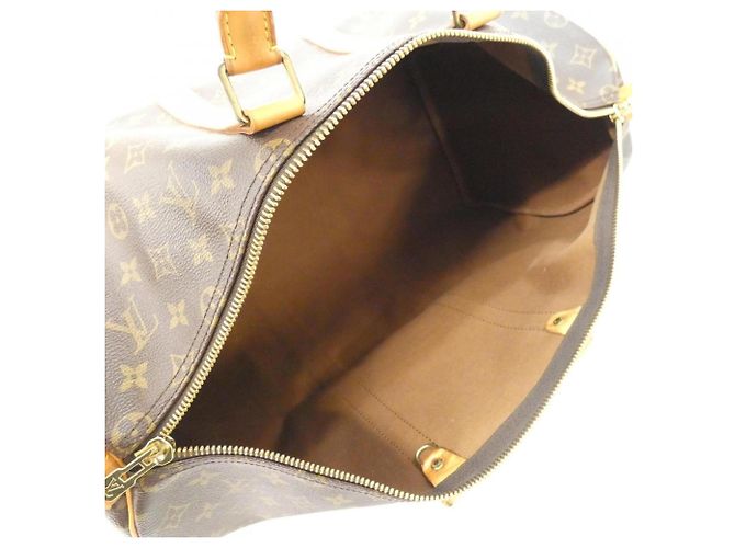 Bolso Boston Louis Vuitton Monogram Keepall 50cm Castaño - vista 9