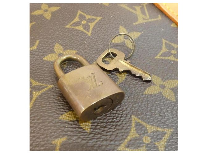 Borsa Boston Louis Vuitton Monogram Keepall 50cm Marrone - vista 3