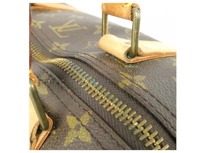 Borsa Boston Louis Vuitton Monogram Keepall 60cm Marrone - vista 4