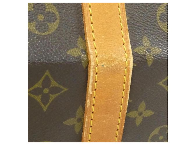 Borsa Boston Louis Vuitton Monogram Keepall 60cm Marrone - vista 5