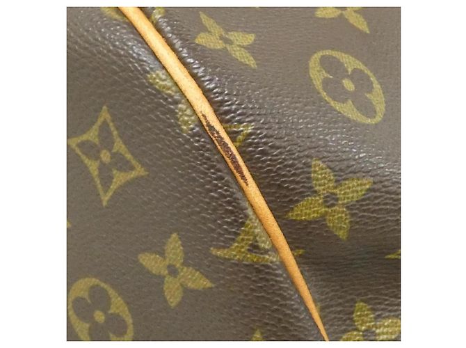 Borsa Boston Louis Vuitton Monogram Keepall 60cm Marrone - vista 6