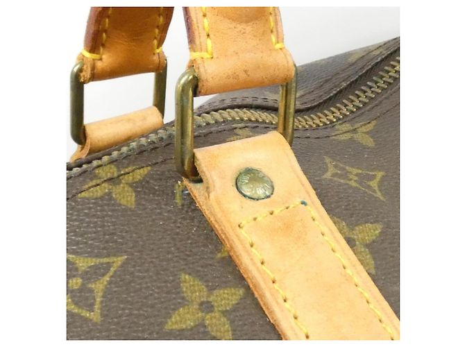 Borsa Boston Louis Vuitton Monogram Keepall 60cm Marrone - vista 7
