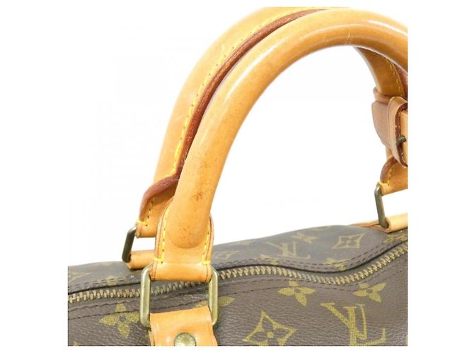 Borsa Boston Louis Vuitton Monogram Keepall 60cm Marrone - vista 8