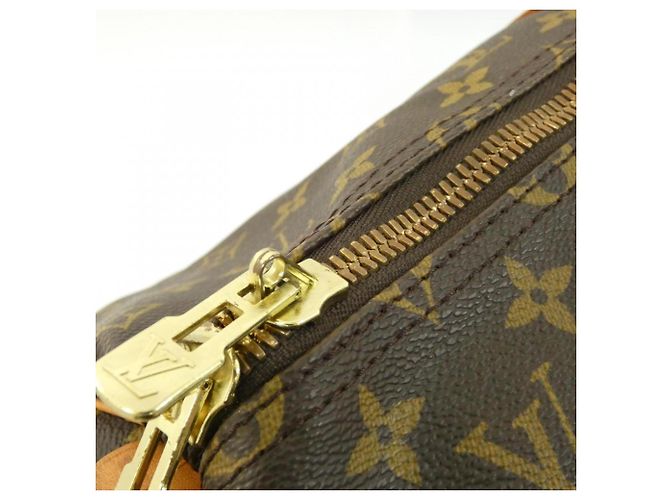 Borsa Boston Louis Vuitton Monogram Keepall 50cm Marrone - vista 3