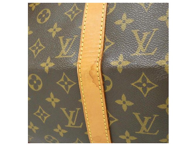 Borsa Boston Louis Vuitton Monogram Keepall 50cm Marrone - vista 5