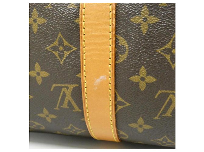 Borsa Boston Louis Vuitton Monogram Keepall 50cm Marrone - vista 7