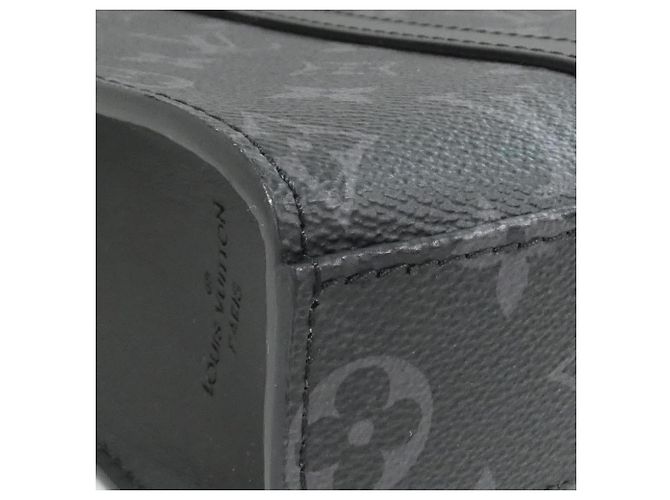 Louis Vuitton Monogram Eclipse Sac Plat Cross Handtasche Schwarz - Ansicht 3