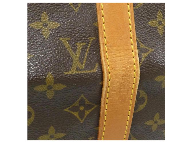 Borsa Boston Louis Vuitton Monogram Keepall 50cm Marrone - vista 4