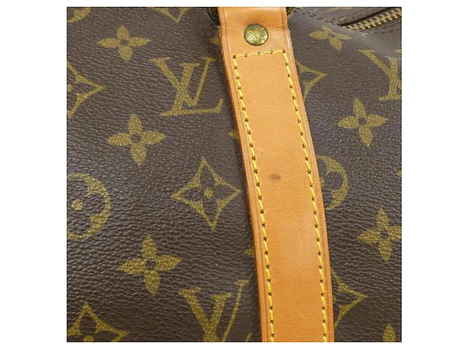 Borsa Boston Louis Vuitton Monogram Keepall 50cm Marrone - vista 5