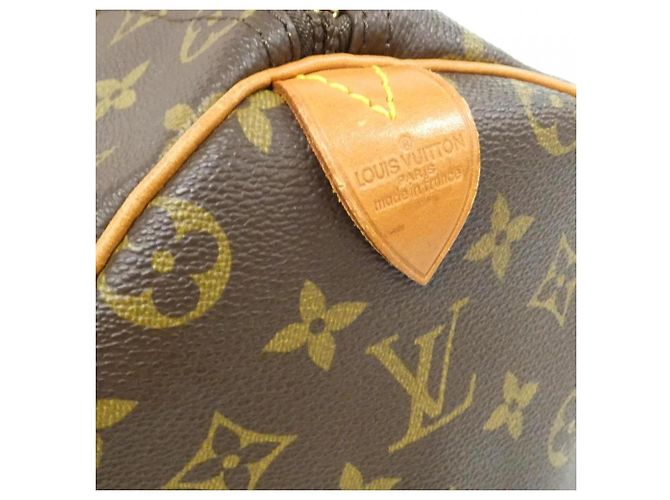 Borsa Boston Louis Vuitton Monogram Keepall 50cm Marrone - vista 6