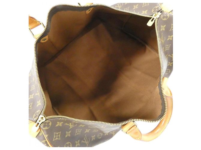 Borsa Boston Louis Vuitton Monogram Keepall 50cm Marrone - vista 9