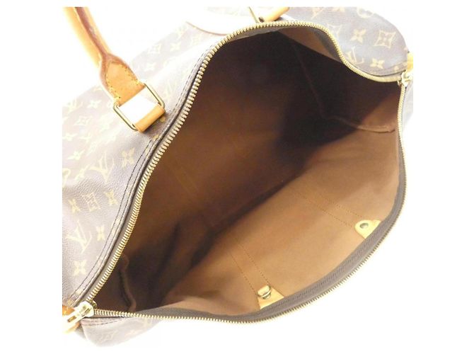 Borsa Boston Louis Vuitton Monogram Keepall 50cm Marrone - vista 10