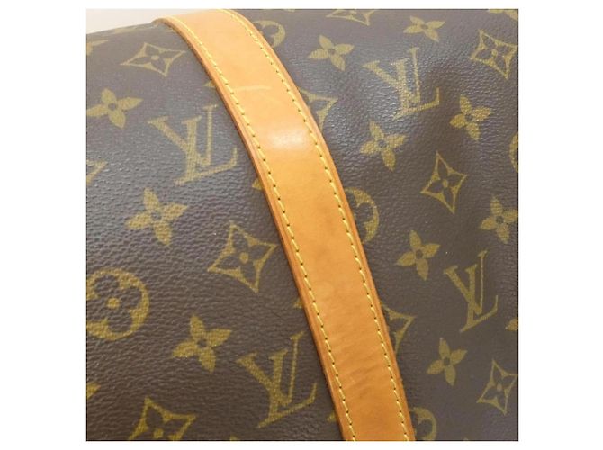 Borsa Boston Louis Vuitton Monogram Keepall 50cm Marrone - vista 3