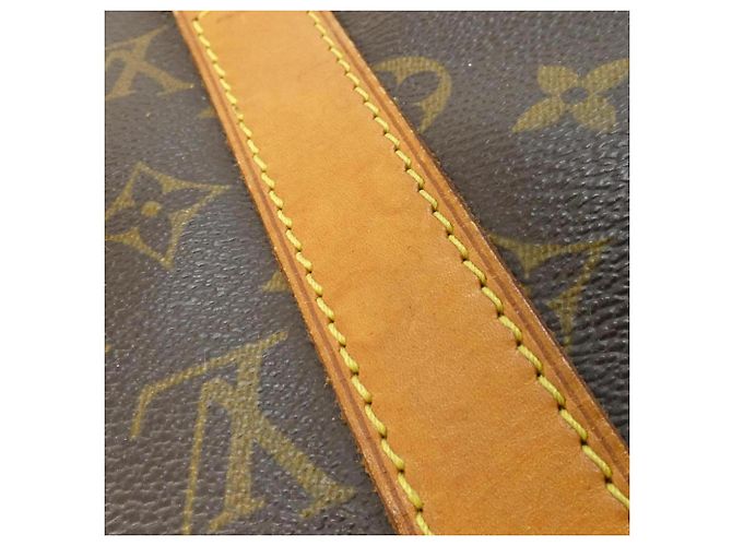 Borsa Boston Louis Vuitton Monogram Keepall 50cm Marrone - vista 6