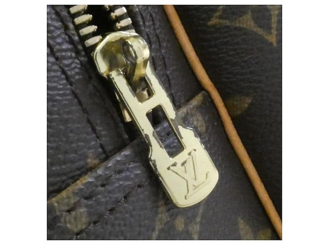 Borsa Boston Louis Vuitton Monogram Alizé 24R Marrone - vista 6