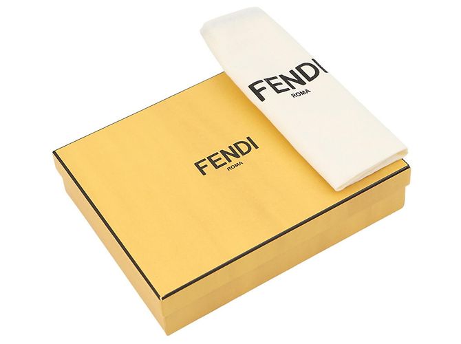Borsa a tracolla Fendi FF Round in pelle Blu chiaro - vista 11