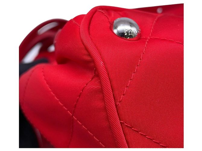 Rucksack Prada Tessuto Impunto Quilted Triangle Rot - Ansicht 10