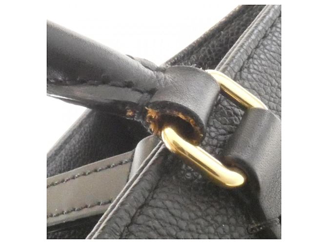 Borsa Louis Vuitton Monogram Empreinte OnTheGo MM Nero - vista 5