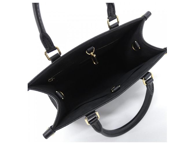 Borsa Louis Vuitton Monogram Empreinte OnTheGo PM Nero - vista 5