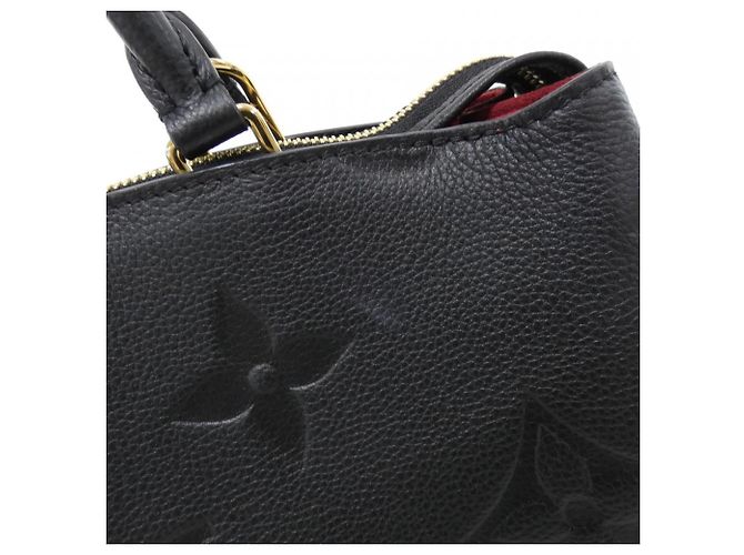 Borsa Louis Vuitton Monogram Empreinte Petit Palais PM Nero - vista 3