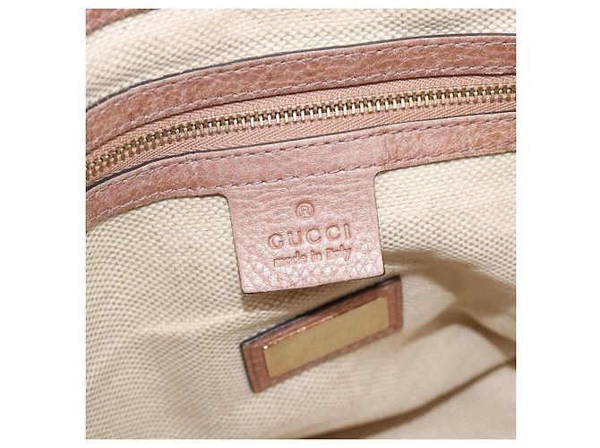 Gucci Soho Convertible Top Handle Leather Small Rosa - vista 6