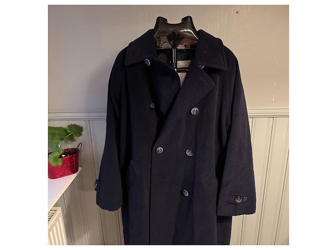 Max Mara Abrigo de Lana Azul Marino Azul oscuro - vista 2