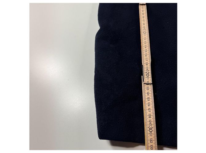 Max Mara Abrigo de Lana Azul Marino Azul oscuro - vista 5
