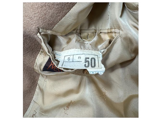 Yves Saint Laurent Camel Wool Overcoat - view 5