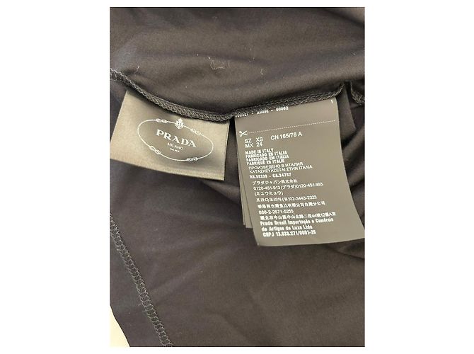 Camiseta Prada de algodón negro - Motivo Labios - vista 10