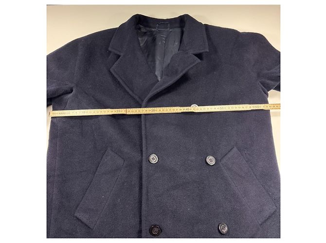 Abrigo largo de lana Max Mara azul oscuro Azul marino - vista 5