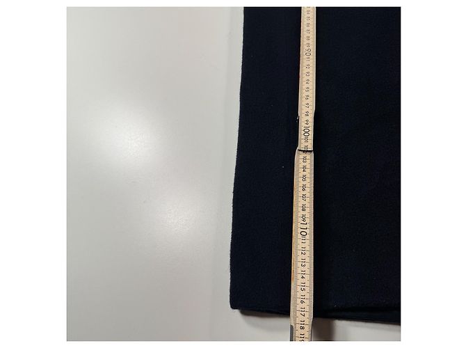 Abrigo largo de lana Max Mara azul oscuro Azul marino - vista 6
