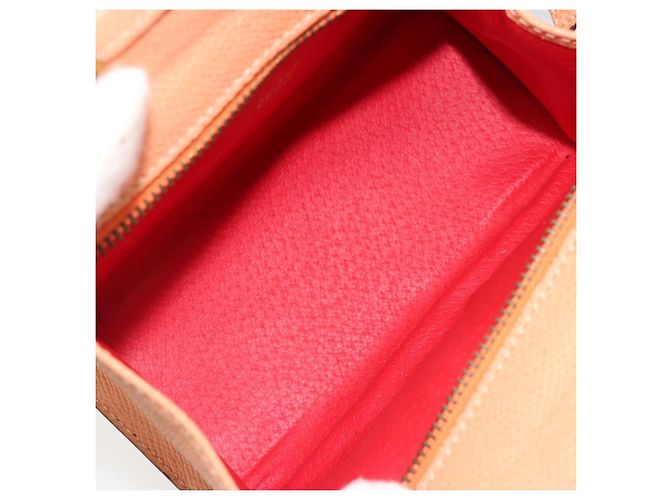 Céline Bolsa Celine de couro Laranja - vista 5