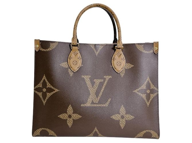 Onthego Louis Vuitton Monogram Canvas Tote Bag Braun - Ansicht 2