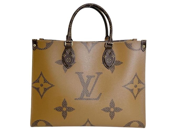 Onthego Louis Vuitton Monogram Canvas Tote Bag Braun - Ansicht 3