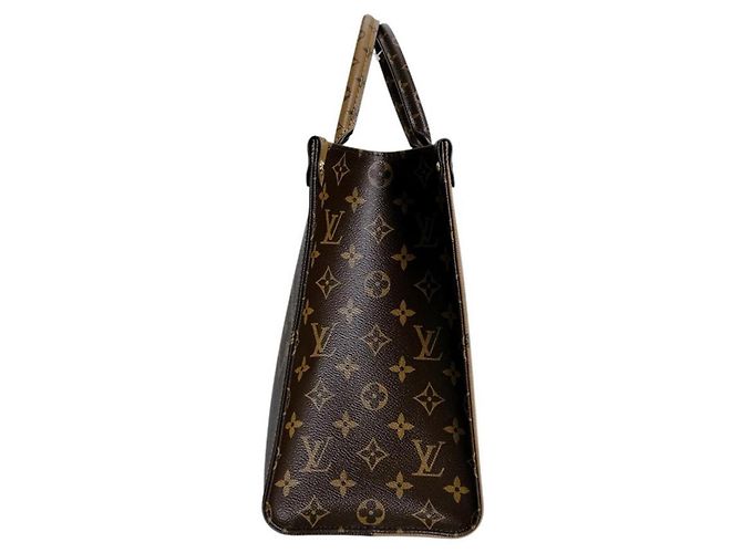 Onthego Louis Vuitton Monogram Canvas Tote Bag Braun - Ansicht 4