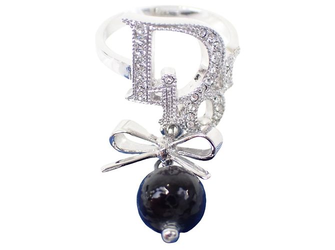 Christian Dior Ring mit Silberfarbenem Edelstahlband - Ansicht 2