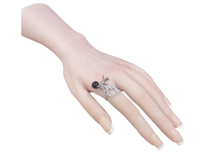 Christian Dior Ring mit Silberfarbenem Edelstahlband - Ansicht 5