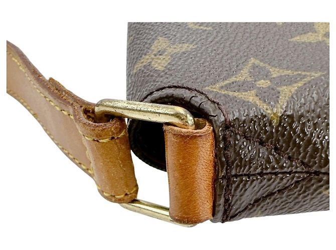 Borsa a tracolla Musette Louis Vuitton Marrone - view 10
