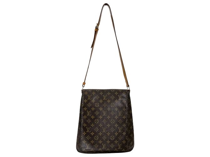 Borsa a tracolla Musette Louis Vuitton Marrone - view 4