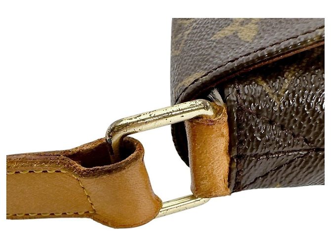 Borsa a tracolla Musette Louis Vuitton Marrone - view 9