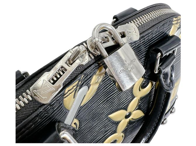 Borsa a Spalla Louis Vuitton Alma BB Nero - vista 14
