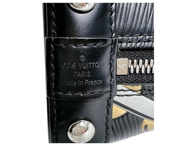 Borsa a Spalla Louis Vuitton Alma BB Nero - vista 19